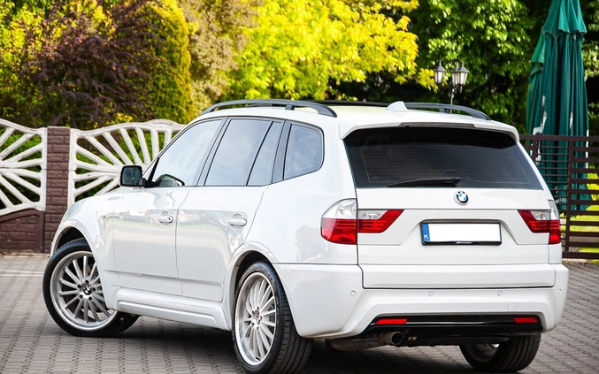 BMW X3 cena 39900 przebieg: 229000, rok produkcji 2008 z Jedwabne małe 781